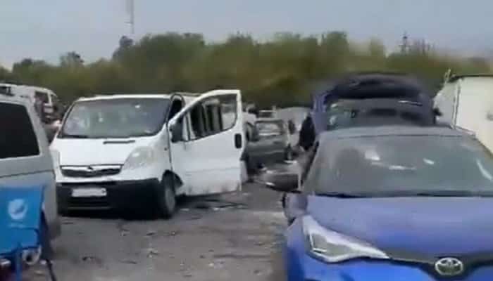 23 de oameni au murit, după ce un convoi de vehicule cu civili ucraineni a fost lovit de o rachetă rusă